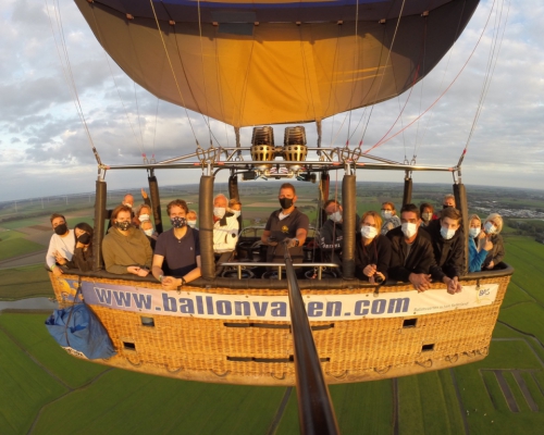 Ballonvaart vanaf Nieuwe Niedorp naar Kreil